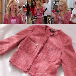☀️ASO Sharpay Evans in High School Musical Swarovski® Bedazzled Y2K Pink Blazer